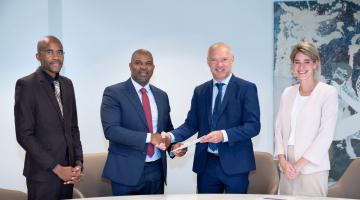 NMBZ CEO & CTO with Rabobank Dignitaries